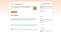 Desktop Screenshot of docs.appfigures.com